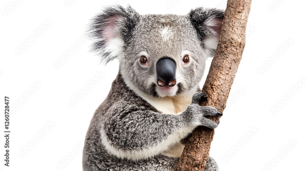 Fototapeta premium koala on white background 