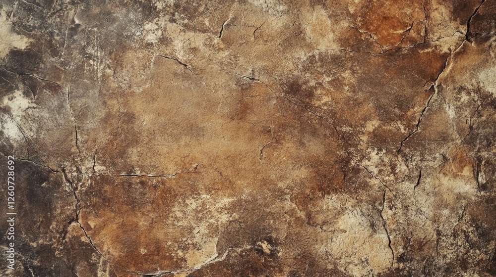 Fototapeta premium Textured Brown Stone Surface, Abstract Background for Design Use