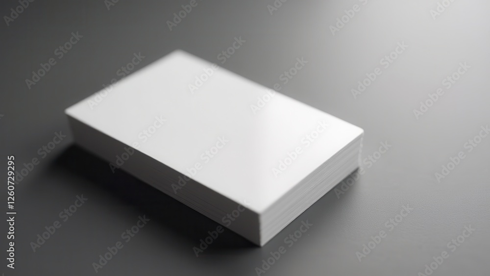 A stack of blank business cards on a dark surface, perfect for spot gloss business card mockup. A stack of blank business cards on a dark surface, perfect for spot gloss business card mockup.