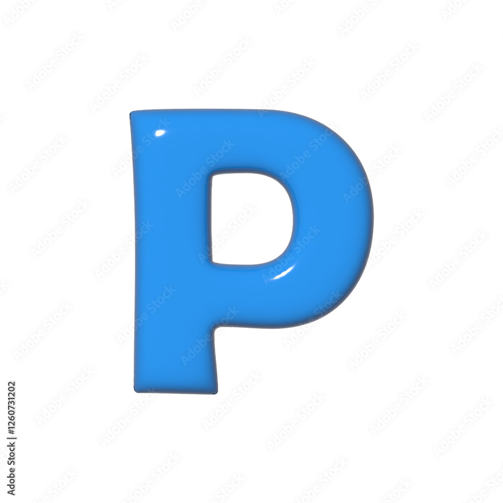 The letter P is presented in a vibrant blue hue It's set against a stark white background emphasizing its shape and color in a simple yet visually appealing way The letter P is presented in a vibrant blue hue It's set against a stark white background emphasizing its shape and color in a simple yet visually appealing way