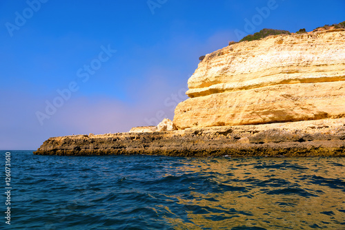 The Algarve Rocks Formation is a unique and stunning natural wonder located in the coastal town of Porches Portugal