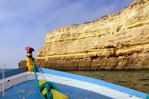 The Algarve Rocks Formation is a unique and stunning natural wonder located in the coastal town of Porches Portugal