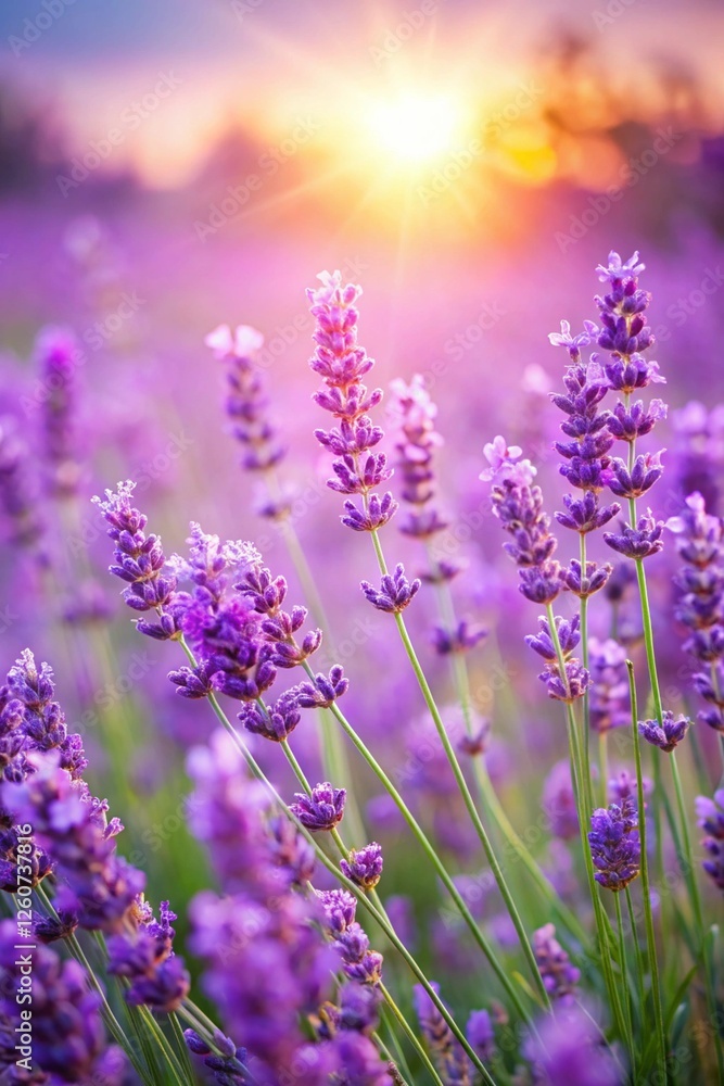 Purple lavender flowers on sunny beautiful nature summer background. Purple lavender flowers on sunny beautiful nature summer background.