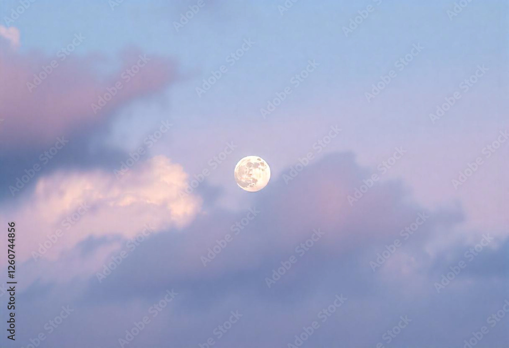 Colorful cloudy sky with pink and blue hues, fluffy clouds against a bright, sunny background Colorful cloudy sky with pink and blue hues, fluffy clouds against a bright, sunny background