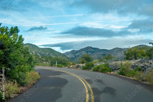 Landscape of Chiricahua mountains national park, in Arizona, USA. photo