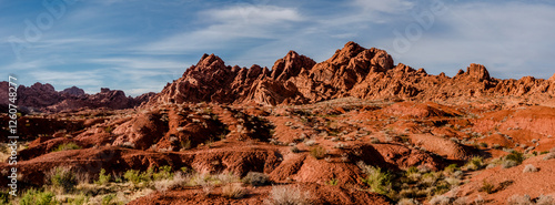 View from Valley of Fire state Park near Las Vegas, Nevada