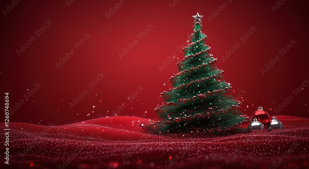Electric Vehicle Technology Inspired Christmas Tree for Winter Holiday Celebration Electric Vehicle Technology Inspired Christmas Tree for Winter Holiday Celebration