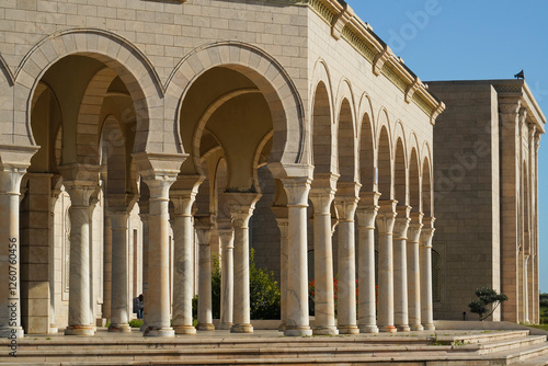 La monumentale moschea Malik Ibn Anas, Cartagine. TUNISIA photo