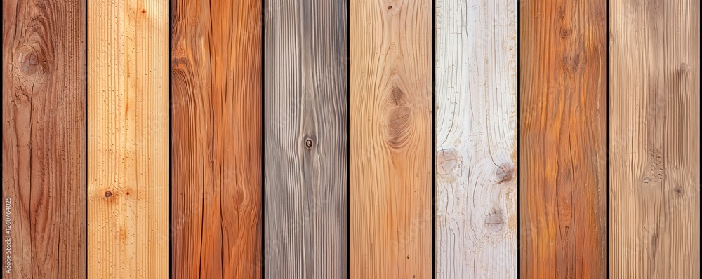 Obraz premium Rustic Wood Grain Texture – Natural Timber Plank Background