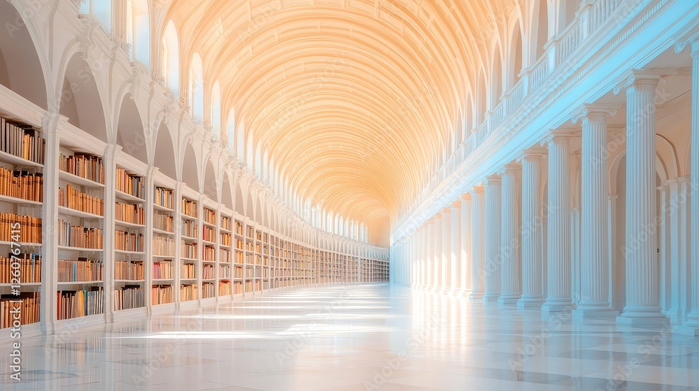 Obraz premium Extensive collection of books, explore a diverse world of literature and knowledge