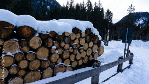 Winter in the mountains