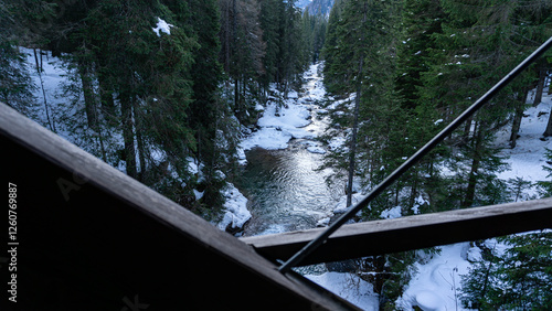 Winter in the mountains