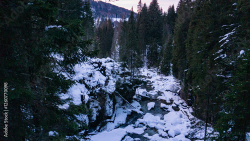 Winter in the mountains
