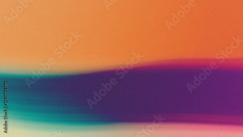 鮮やかなネオンカラーのグラデーションとメタリックな質感のテクスチャー背景素材