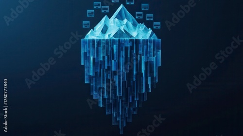 Iceberg Visualization Amidst Vast Oceanic Depths and Data Streams