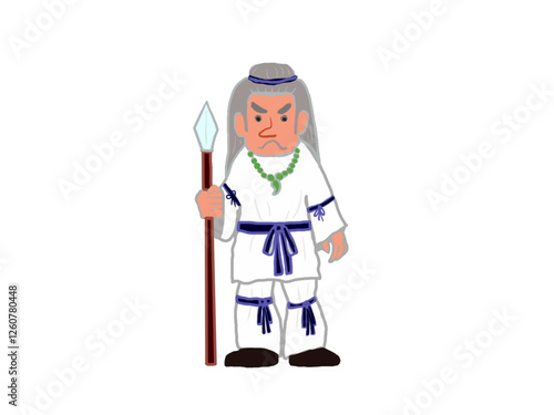 The god of Sarutahiko, a deity enshrined in Japanese mythology