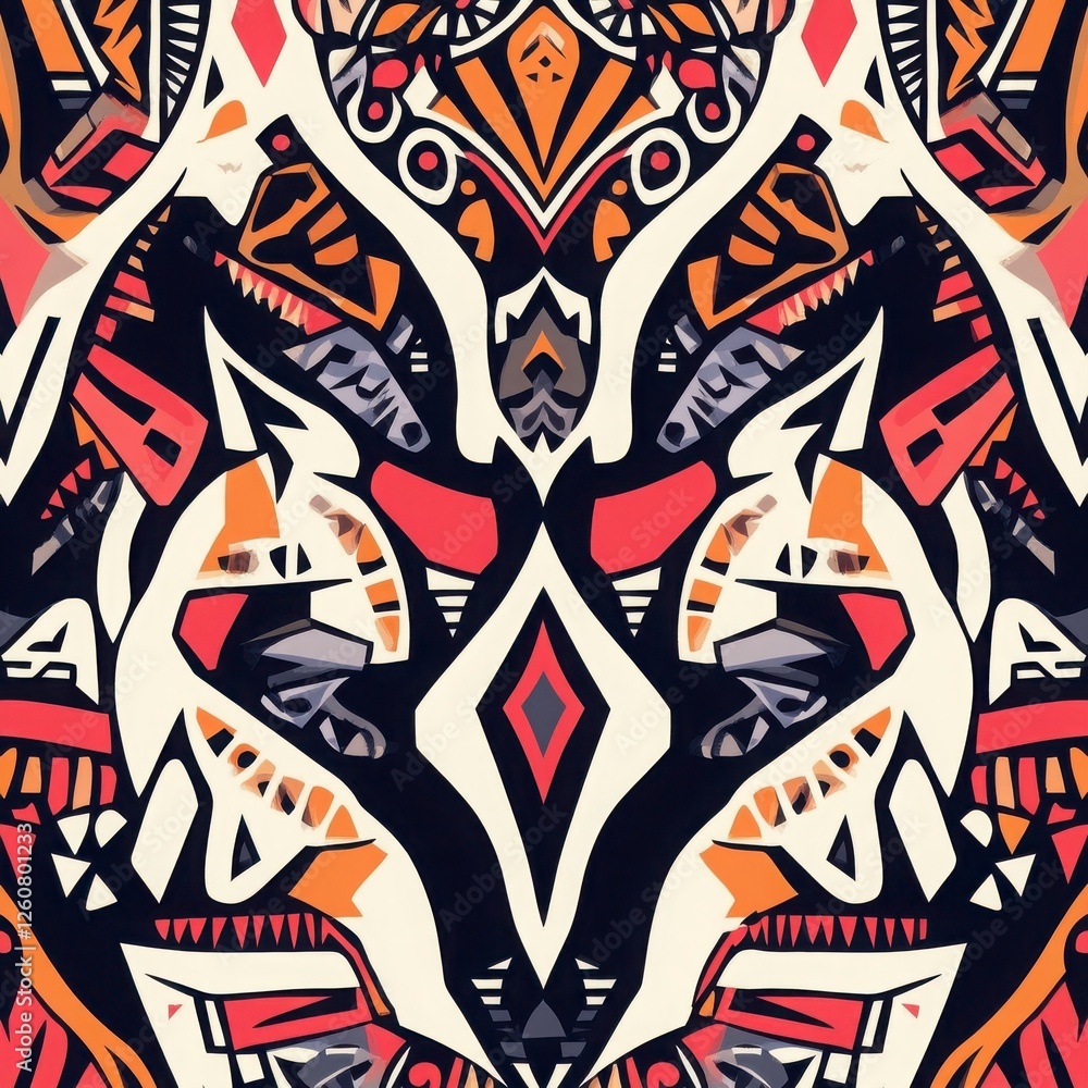 Intricate Abstract Symmetrical Pattern Design Intricate Abstract Symmetrical Pattern Design