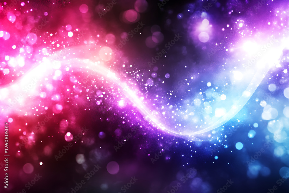 An abstract digital banner featuring a data connection theme in black and violet neon colors. An abstract digital banner featuring a data connection theme in black and violet neon colors.