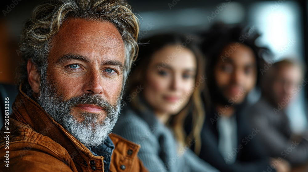 senior executive in boardroom, confidently engaging with colleagues. atmosphere is professional and focused, showcasing teamwork and leadership senior executive in boardroom, confidently engaging with colleagues. atmosphere is professional and focused, showcasing teamwork and leadership
