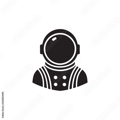  astronaut helmet silhouette