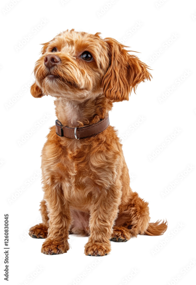 Playful dog portrait pet adorable canine isolated on transparent background, png Playful dog portrait pet adorable canine isolated on transparent background, png
