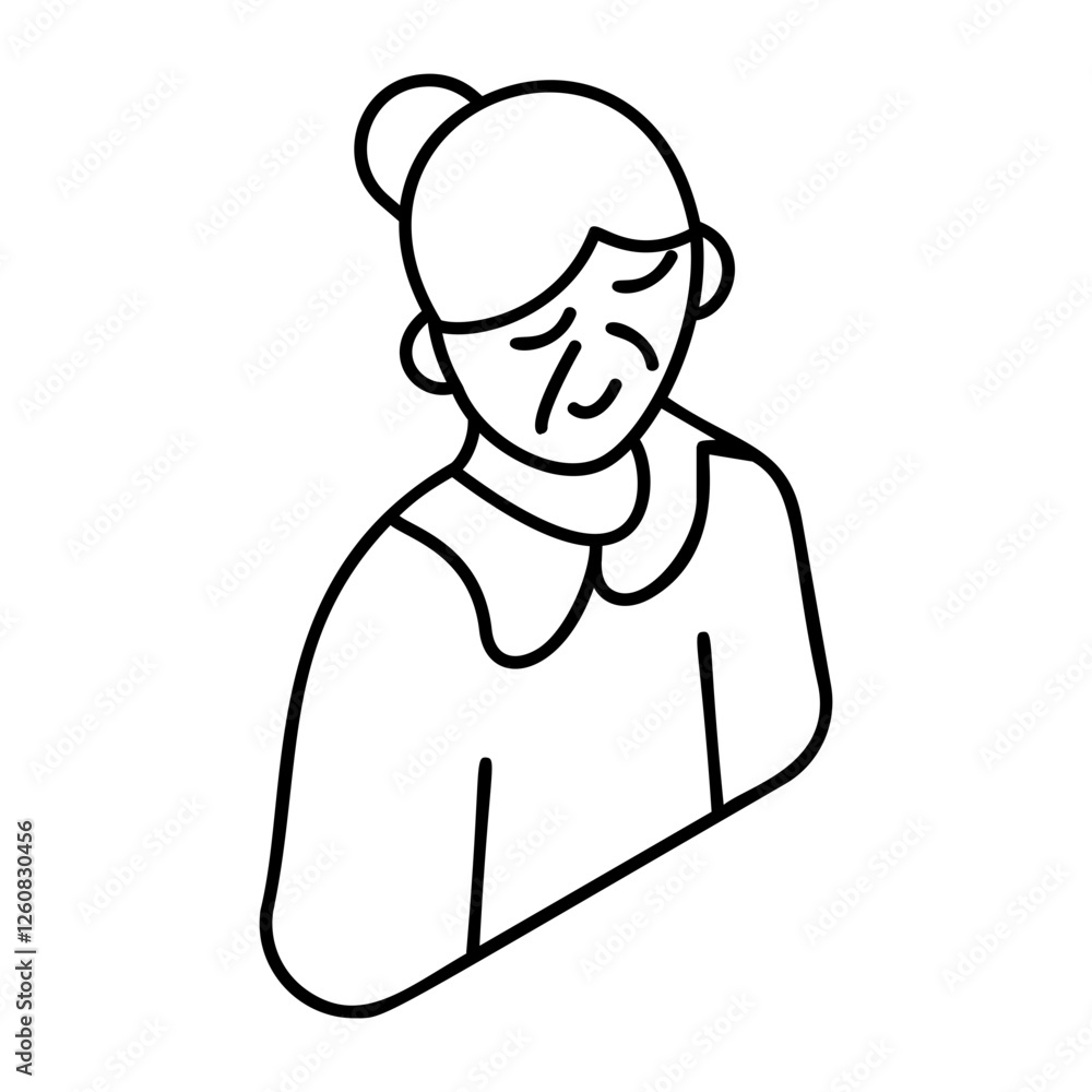 Sane adult Muslims isometric outline vector icon, Muslim marriage Symbol, wedding customs Sign, Indian subcontinent matrimony stock illustration, Mother of Bridal Avatar concept Sane adult Muslims isometric outline vector icon, Muslim marriage Symbol, wedding customs Sign, Indian subcontinent matrimony stock illustration, Mother of Bridal Avatar concept