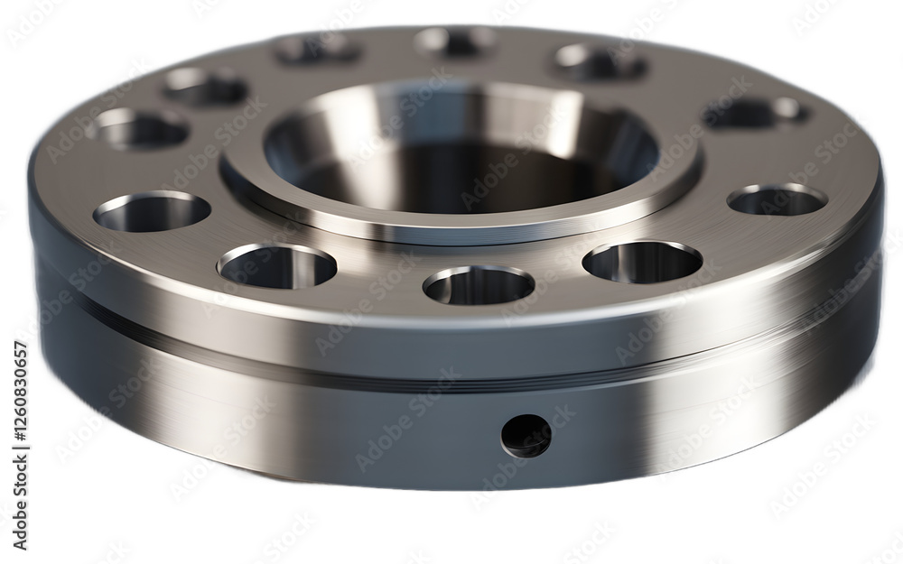 A solid metal ball bearing with a polished surface, isolated on a empty plain background A solid metal ball bearing with a polished surface, isolated on a empty plain background
