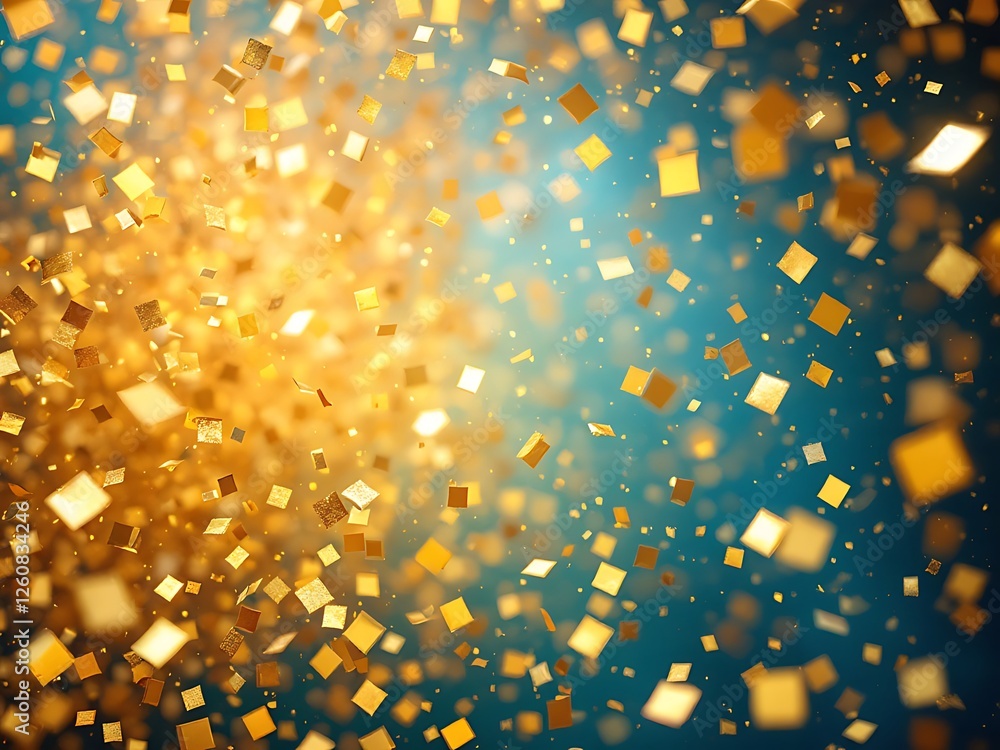Obraz premium golden christmas background