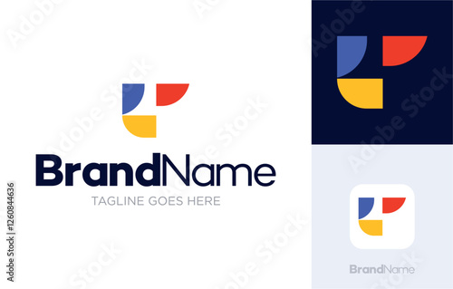 Letter C logo design, modern abstract geometric colorful design illustrations, Logotype concept symbol icon vector templates, Usable for Growing Business, Branding, Identity, Marketing, etc