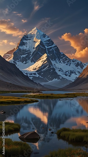 Sacred Mount Kailash Parvat Himalayan peak spiritual mountain Tibet
