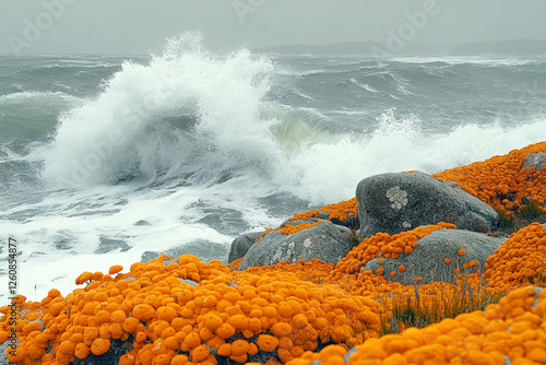 Rocky Coastline Of Bicheno,...