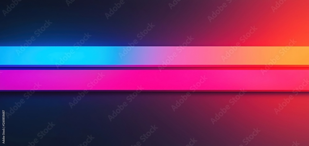 Colorful abstract light streaks on a dark background for creative design projects. Colorful abstract light streaks on a dark background for creative design projects.