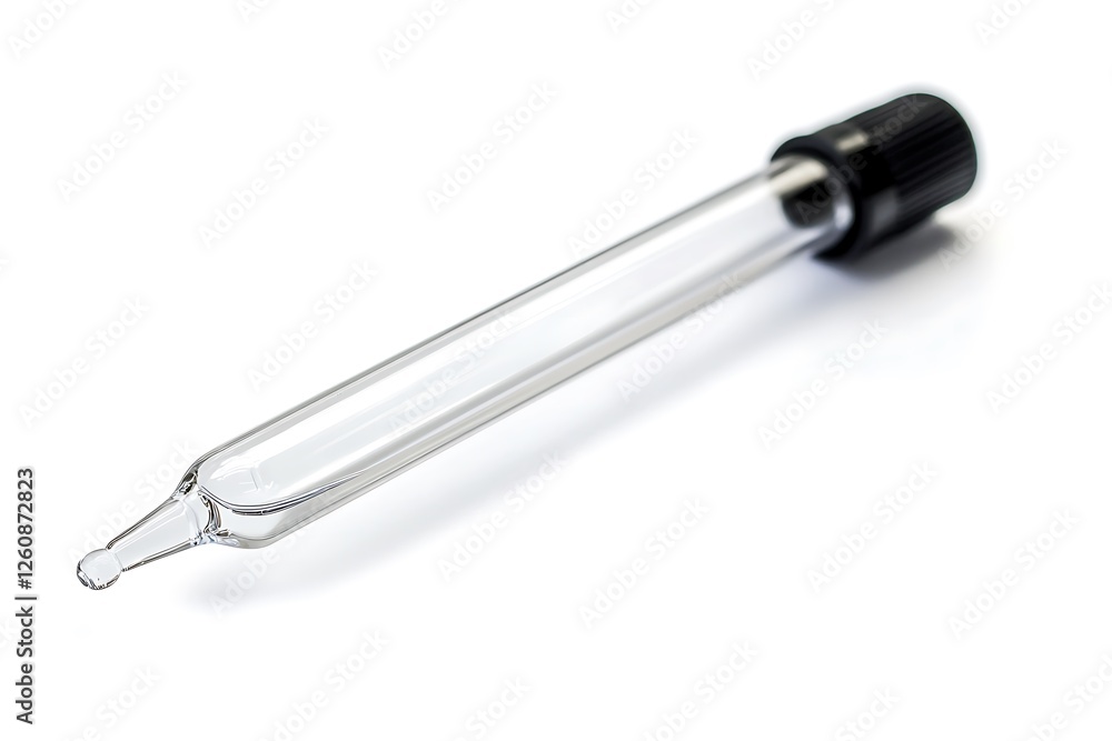 Pipette dropper isolated on white background Pipette dropper isolated on white background