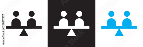 Voting and politics  icon . Government, opinion, vote, diplomacy, ballot icon set. isolated on white and black background. vector illustration. EPS 10