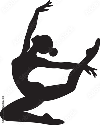 Gymnast Vectors & Illustration SVG