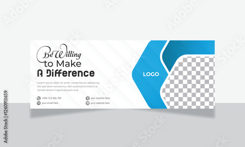 Modern facebook cover design template for professional facebook cover or page.