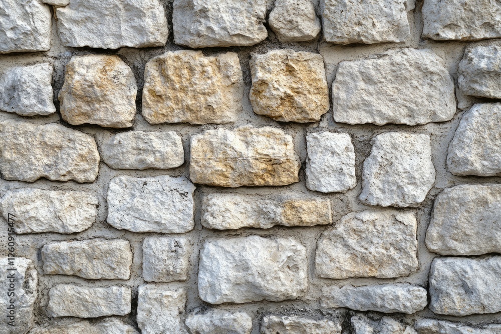 Rough stone wall close-up in natural light. Neural network AI generated Rough stone wall close-up in natural light. Neural network AI generated
