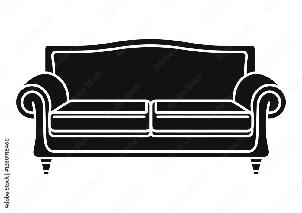sofa silhouette vector illustration
sofa silhouette vector illustration