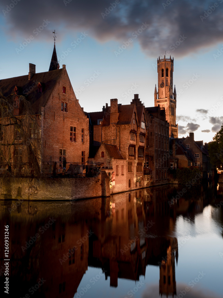 Belgium, Bruges, Belfry bell tower