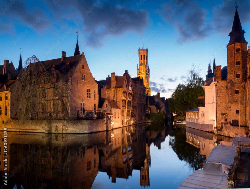 Belgium, Bruges, Belfry bell tower