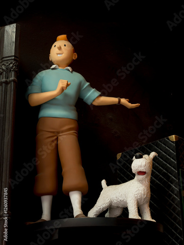 Belgium, Tintin sculpture