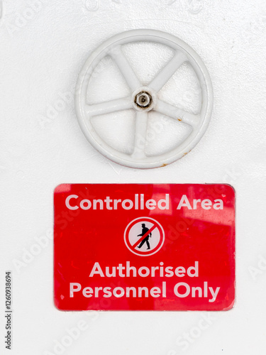 Принти на полотні prohibited restriction sign