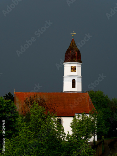 Europe, Germany, Baden-Württemberg, Gögglingen church photo