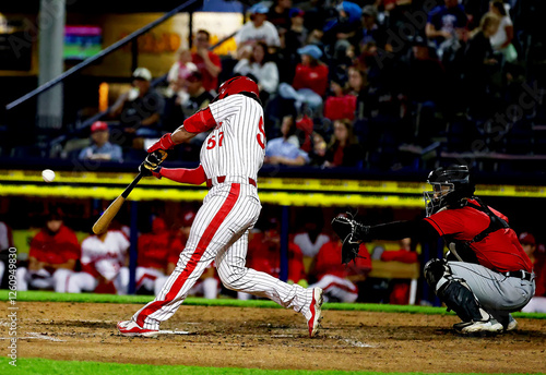 Photography #57 baseball player bat on the ball