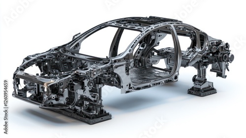 Car chassis, studio, engineering, design