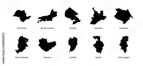 Brazil city map
