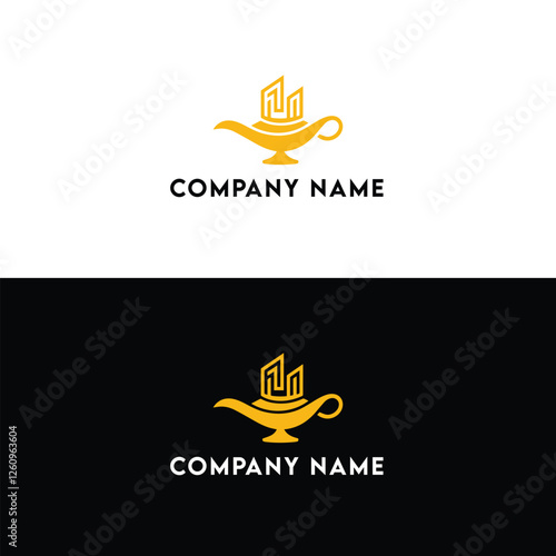 Logo for identity branding company constraction  bullding  for business.