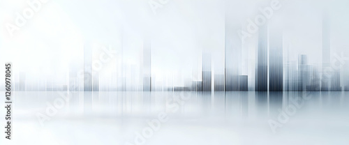 A white background with a row of rising bar charts