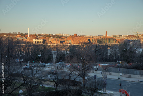 George town cityscape Washington DC photo