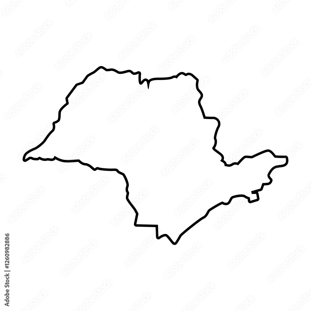 São Paulo map São Paulo map